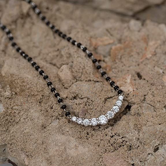 silver mangalsutra
